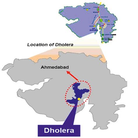 Dholera Location, Road & Rail Connectivity