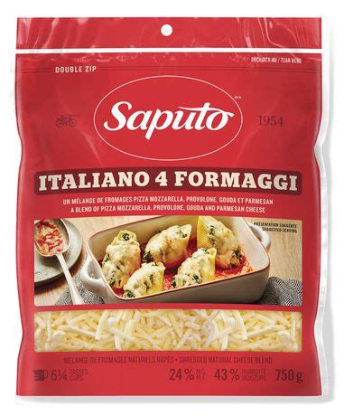 Saputo Italiano 4 Formaggi Shredded Cheese | Walmart Canada