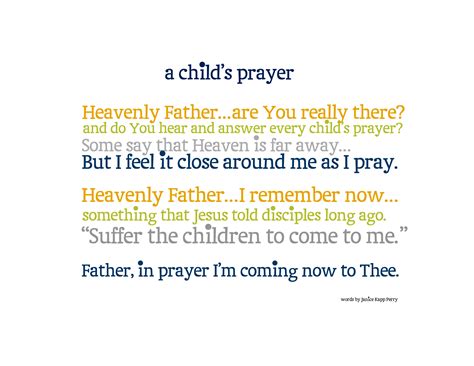 A Child's Prayer Printable - Honeybear Lane