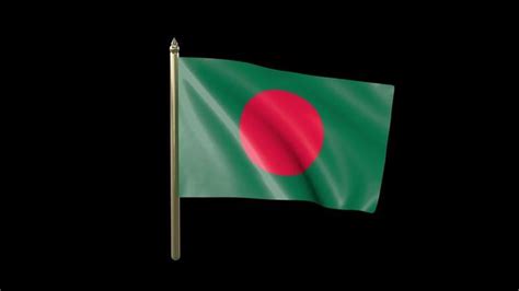 Bangladesh Flag Stock Video Footage for Free Download