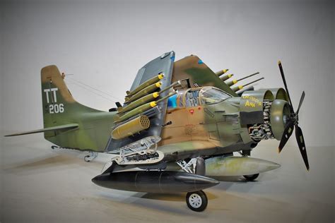 A-1E Skyraider - Ready for Inspection - Large Scale Planes