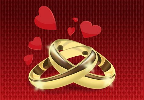 Wedding Rings Vector Vector Art & Graphics | freevector.com