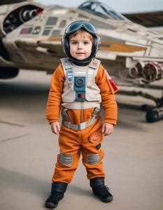 X Wing Pilot Costume Kid Face Swap ID:925722