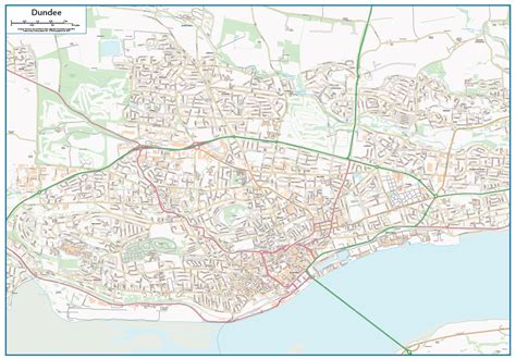 Dundee Street map - Cosmographics Ltd