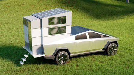 Meet CyberLandr, A Tesla Cybertruck Camper That Completely Disappears