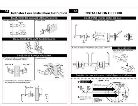 Indicator Lock - Installation Instruction – VIZILOK