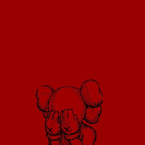 Share more than 82 kaws wallpaper red - in.coedo.com.vn