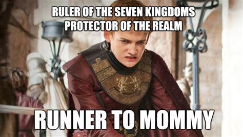 King Joffrey Baratheon | Funniest meme, Dark words, Movie memes