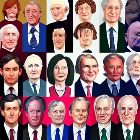 all British prime ministers combined into a single | Stable Diffusion | OpenArt