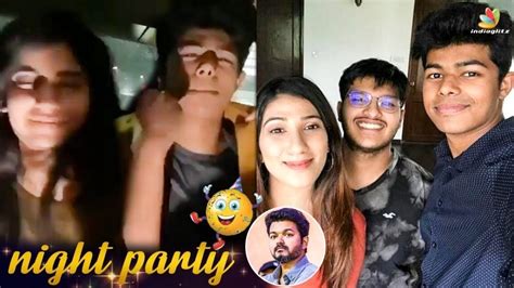 Thalapathy Vijay's son Jason Sanjay's night party dance videos go viral ...