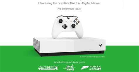 Microsoft unveils disc-less Xbox One S All-Digital Edition for $249 ...