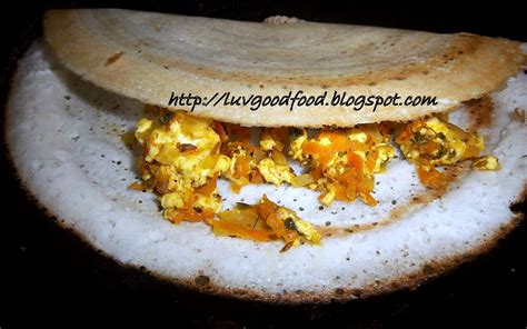 My experiments with food: Paneer masala dosa