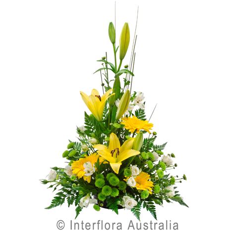 Bright Yellow Floral Arrangement | Myrtleford, Beechworth & Bright Florist