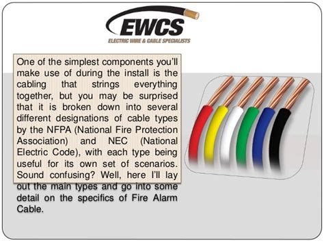 Keep Up to Code: Fire Alarm Cable Types