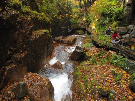 Pin by Terri Dawson on Flume Gorge in Fall | Flume gorge, Waterfall, Outdoor