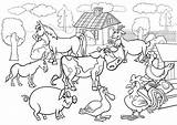 Free Printable Farm Coloring Pages sketch template