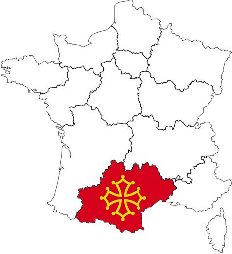 Occitanie carte de France » Vacances - Arts- Guides Voyages