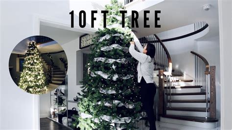 Decorating My 10 Foot Christmas Tree - YouTube