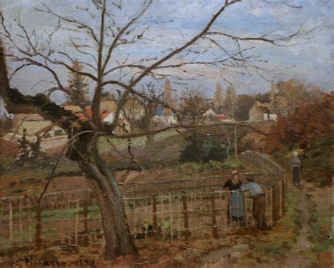 The Fence | The Fence, 1872, oil on canvas by Camille Pissar… | Flickr