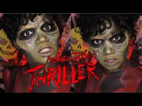 Michael Jackson's Thriller Inspired Halloween Makeup Tutorial #halloween #thriller - YouTube