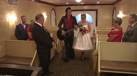 Graceland wedding chapel Las Vegas;:lee and Lynne - YouTube