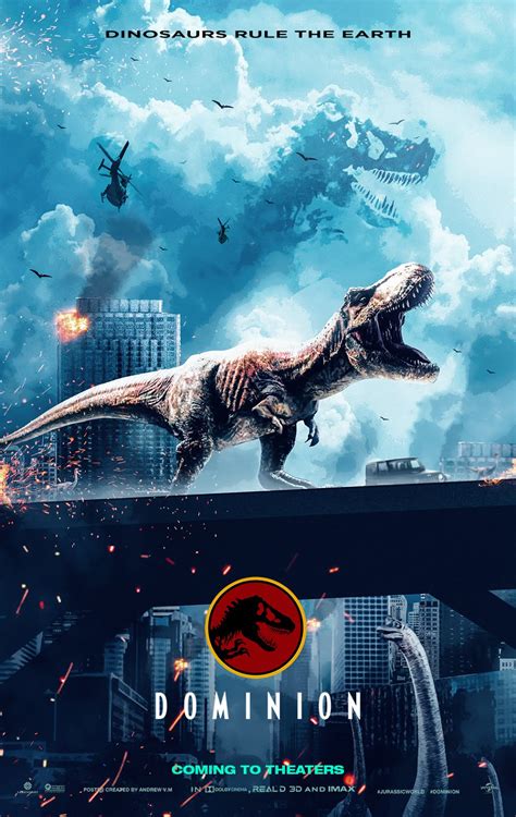 Jurassic World DOMINION Poster REXY (T-REX) 2021