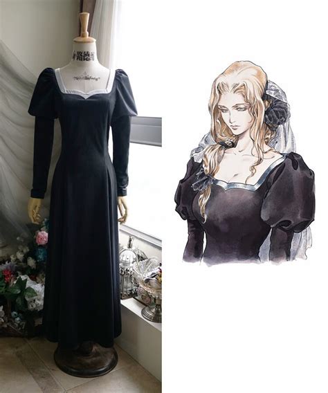 Castlevania TV Series Cosplay Lisa Black Dress Gown Costume - Etsy Canada