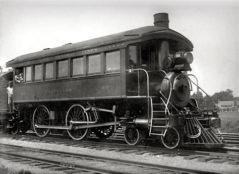 Passenger (observation) locomotive train car of New York Central R.R ...