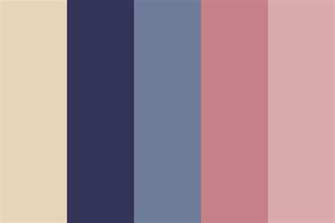 Rose and Navy Color Palette