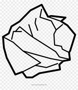 Crumpled Paper Coloring Pages sketch template