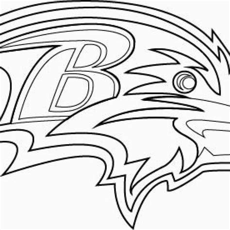 Baltimore Ravens Logo Page Coloring Pages