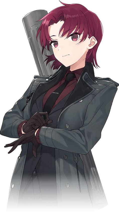 High-quality sprite of Bazett Fraga McRemitz (from the waist up) | Fate/Grand Order | Know Your Meme