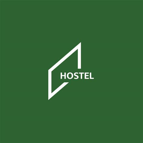 Hostel logo template. A clean, modern, and high-quality design logo vector design. Editable and ...