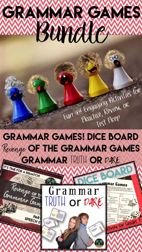 Grammar Games Bundle for Grades 6-12 | Grammar games, Grammar, Teaching ...