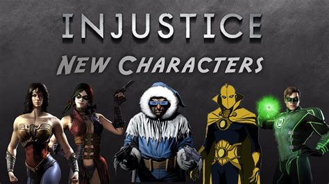 Injustice 2: New Characters Revealed - YouTube