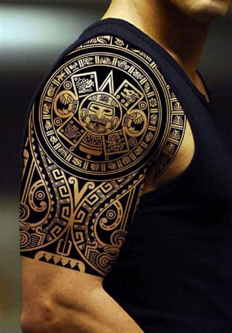 #maoritattoosshoulder #polynesiantattoosshoulder | Tatuajes tribales aztecas, Mejores tatuajes ...