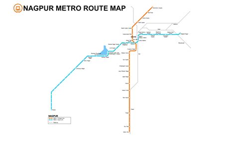 Nagpur Metro Map 2025, Stations & Metro Lines Maps - YoMetro