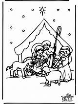 Christmas Crib Colouring Pages Sketch Coloring Page sketch template