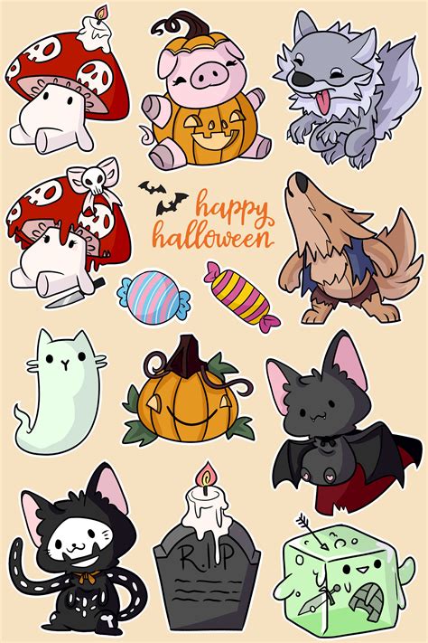 Halloween Printable Stickers