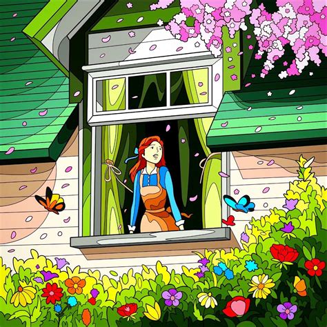 A 100 pieces jigsaw puzzle from Jigidi Girl Cartoon, Jigsaw Puzzles, Wonder, Houses, Art, Homes ...