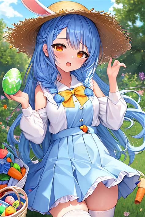 Vtuber Easter Usada Pekora by XenoTan on DeviantArt