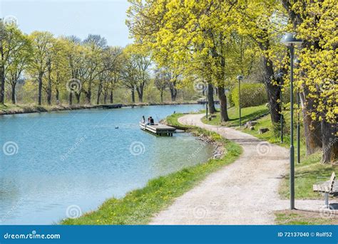 Gota Canal during Spring in Sweden Editorial Image - Image of linkping, outside: 72137040