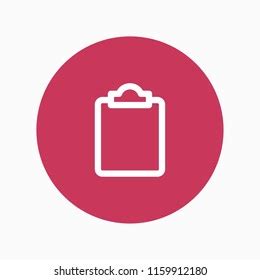 Clipboard Icon Vector Stock Vector (Royalty Free) 1159912180 | Shutterstock