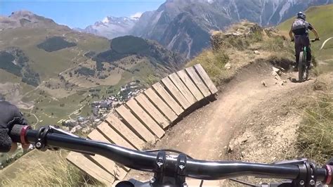 les 2 alpes VTT Bike Park - YouTube