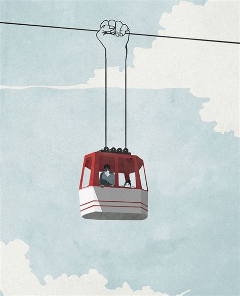 Acrophobia: The Fear Of Heights on Behance | Conceptual illustration, Cool art drawings ...