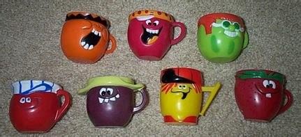 Funny Face Drink Cups Set of 7 Goofy Grape | #42516554