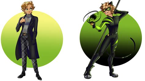 Adrien Agreste/Cat Noir Redesign by callimara on DeviantArt