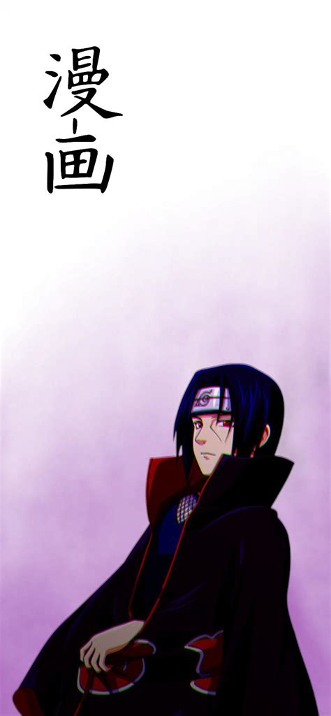 Made a pretty cool Itachi iPhone wallpaper today. Feel free to use it ...