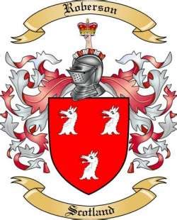 Roberson Family Crest from Scotland by The Tree Maker