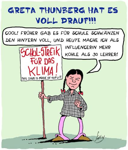 Greta Thunberg By Karsten Schley | Media & Culture Cartoon | TOONPOOL